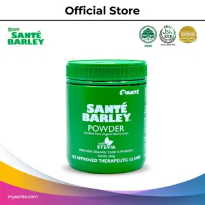 Santé Barley Powder with Stevia 200g Canister
